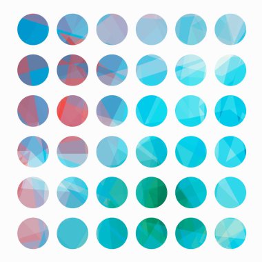 çemberlerden özet vektör arkaplanı.