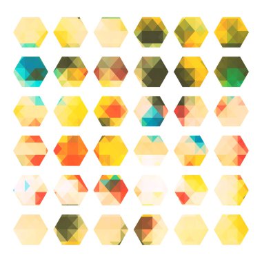 geometrik bir renkli arka plan. vektör çizim.