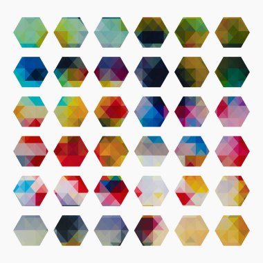 renkli geometrik mozaik arkaplan