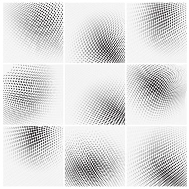 Yarım tonlu noktaların vektör kümesi