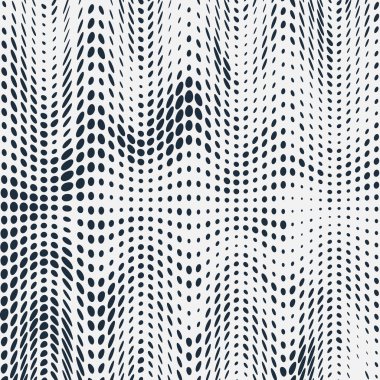 Çizgileri ve noktaları olan vektör geometrik dikişsiz desen.