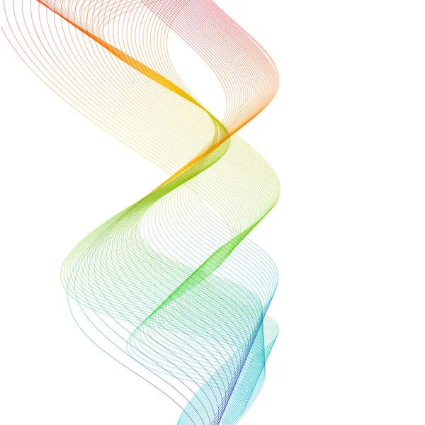 vektör renkli dalga arkaplanı. 10 saniye.