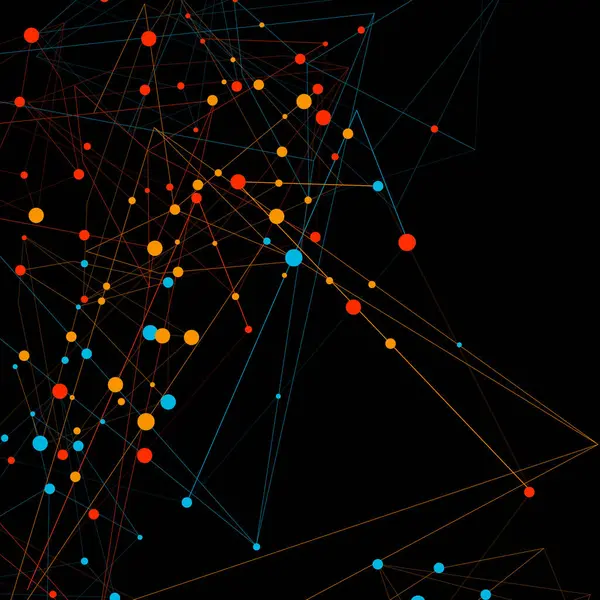 Soyut çokgen uzay düşük poligonal arkaplan