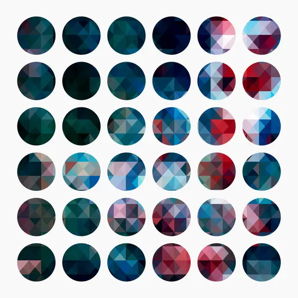 Arkaplanınız için soyut geometrik renk kalıbının vektör çizimi