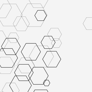 soyut geometrik şekil, vektör çizimi