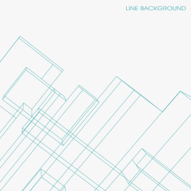 Birbirine bağlı çizgiler ve noktalarla geometrik desen. vektör arkaplanı