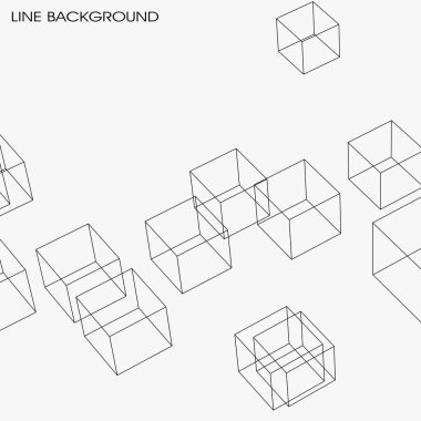 Soyut arkaplan. Geometrik çizgiler ve üçgen elementler. siyah, beyaz arkaplan.