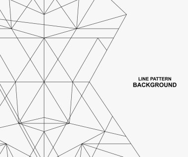 Üçgen desenli soyut üçgen tasarımı. modern vektör arkaplanı.