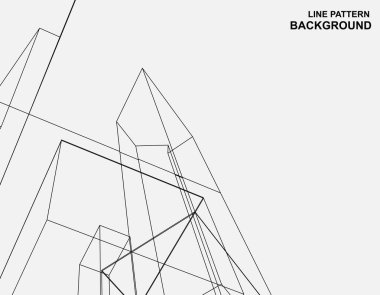 vektör soyut üçgen çizgileri ve beyaz arkaplan.