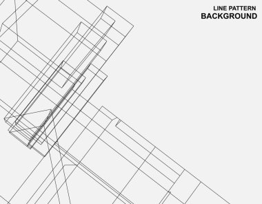 Geometrik elementlerle soyut arkaplan