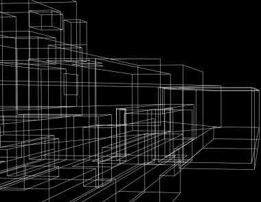 soyut mimari duvar kağıdı, dijital arkaplan