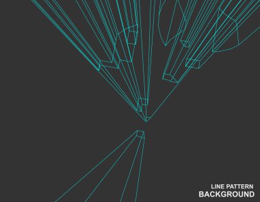 Siyah çizgilerle soyut arkaplan.