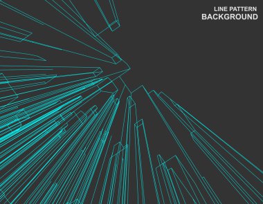 vektör soyut geometrik çizgi arkaplanı