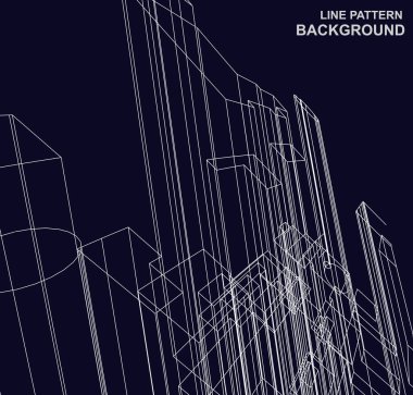Soyut geometrik çizgiler arka plan. Modern vektör tasarımı. 10 saniye.