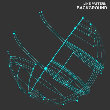 Soyut geometrik çizgi arka planı