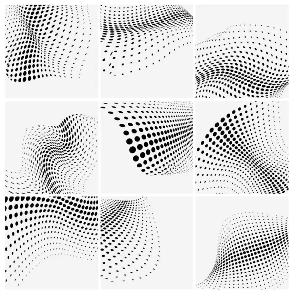 3 boyutlu soyut arka plan seti. vektör illüstrasyonu