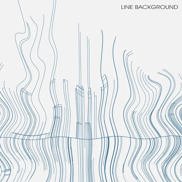 Çizgilerle soyut arkaplan. Vektör illüstrasyonu.