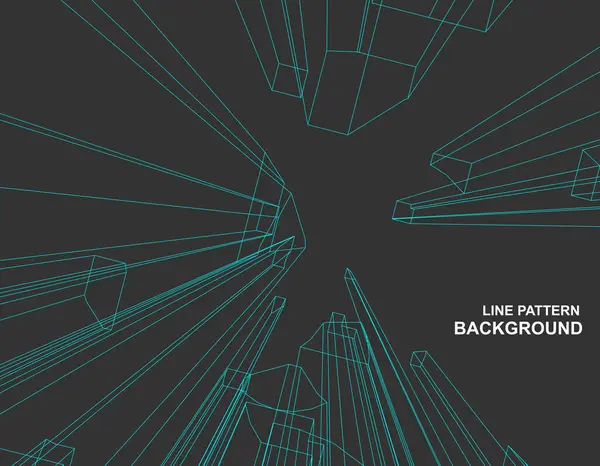 Soyut vektör çizgisi geometrik deseni. Tasarım geçmişi. Çizgiler ve çizgiler ve mavi çizgiler.