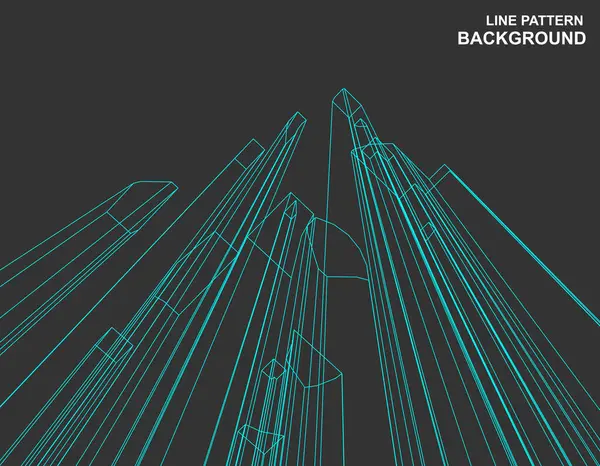 Vektör geometrik çizgi arka planı. soyut tasarım.