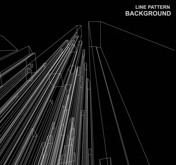 Soyut çokgen çizgisi. Teknoloji ve bilim konsepti. Üç boyutlu çokgen arkaplan. vektör illüstrasyonu.