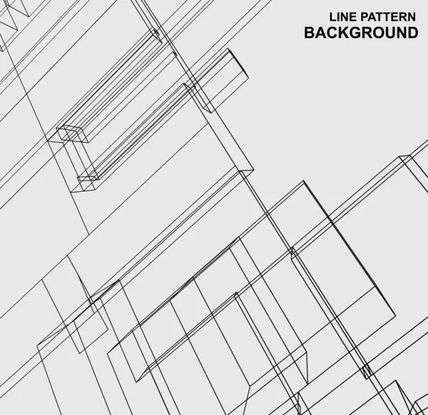 vektör siyah beyaz çizgi desenli arka plan. Pankart, kart, poster, web ve diğer grafikler için soyut geometrik tasarım.