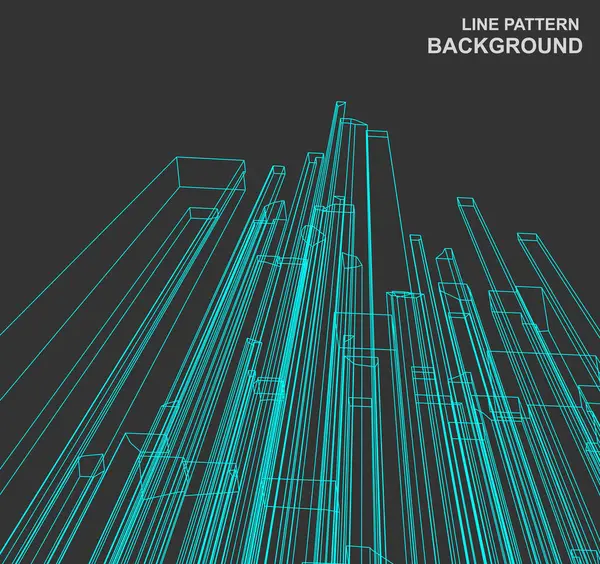 soyut geometrik çizgi desen tasarımı