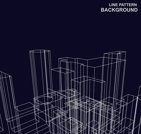 Soyut geometrik çizgiler arkaplanı