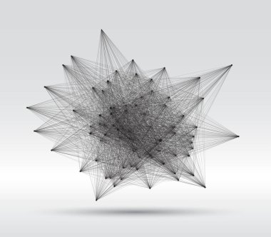 vektör soyut geometrik şekiller ve çizgiler.