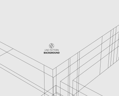 soyut mimari arkaplan, vektör illüstrasyonu