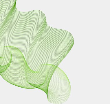 Dalga ve çizgilerle soyut arkaplan.