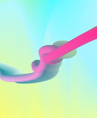 Renkli 3 boyutlu görüntüleme ile soyut arkaplan