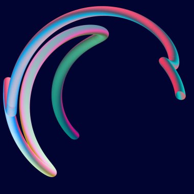 neon renkli sıvının vektör illüstrasyonu