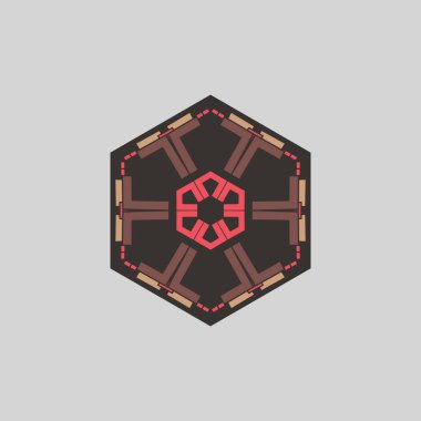 vektör logosu, soyut desen