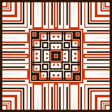 Etnik desen. Soyut kaleydoskop