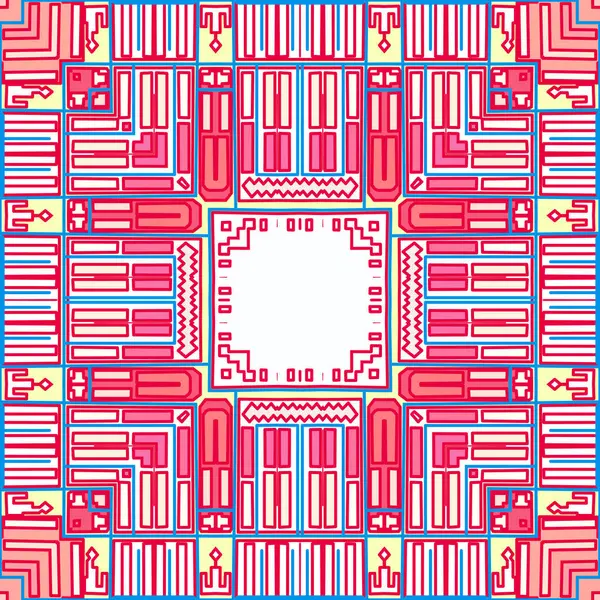 soyut geometrik renkli seamless modeli. vektör çizim