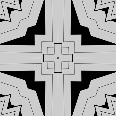 Kusursuz tek renkli geometrik desen dizaynı. Soyut arkaplan. vektör sanatı