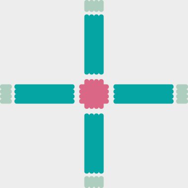 Kusursuz soyut geometrik desen