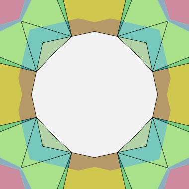 İşiniz için renkli mozaik tasarımı