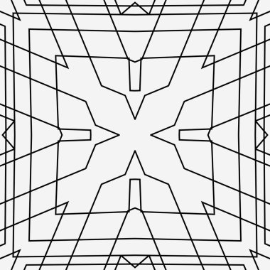 kesintisiz tek renkli geometrik desen tasarım
