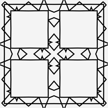 Arkaplan, vektör illüstrasyonu için kusursuz soyut desen