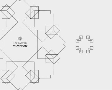 Metin için yeri olan geometrik desen