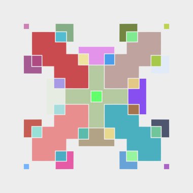 soyut renkli arkaplan tasarımı. Geometrik tebrik kartı tasarımı şablonu. afiş.