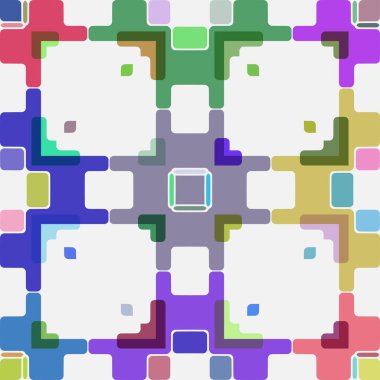 kareler ile renkli seamless modeli