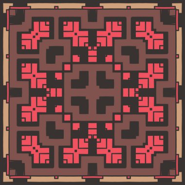 soyut geometrik desen, vektör illüstrasyonu