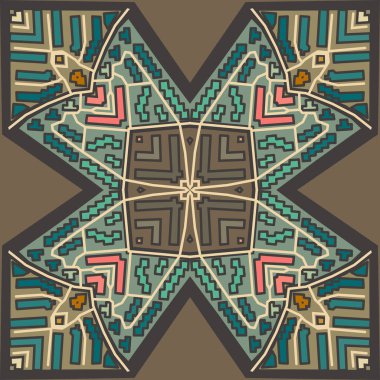 arkaplan için soyut renkli geometrik desen.