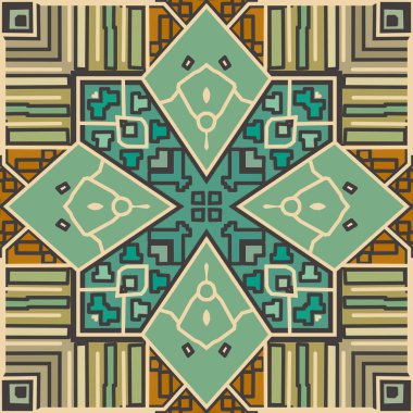 etnik seamless modeli. vektör çizim