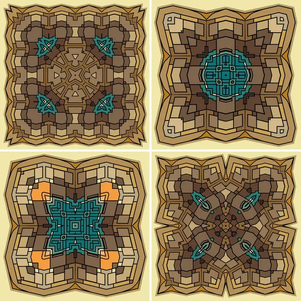 Vektör dekoratif etnik süsleme arka planı. resimleme