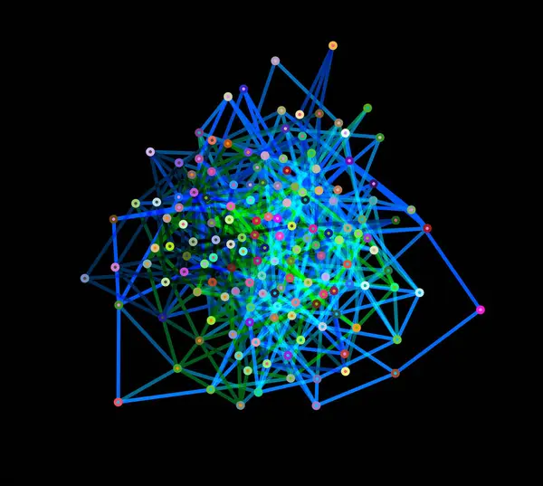 Renkli soyut ağ arka planı. vektör illüstrasyonu.