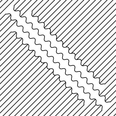 Siyah ve beyaz geometrik desen, arka plan, doku. soyut, vektör, illüstrasyon.