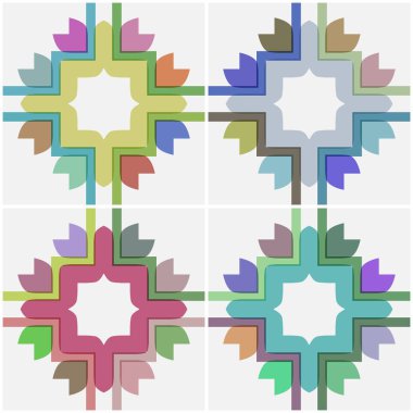 Çizgi tasarımınız için kusursuz arkaplan tasarımı, soyut geometrik desen